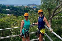 Zip Line Eco Park Sloths Monkeys and Beach Break Private Tour
