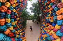 Tulum Instagram Giant Sculpture, Cenote Attik and Azulik Uh May