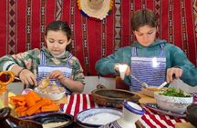 Tagine or Couscous Cooking Class Rooftop View and Market visit