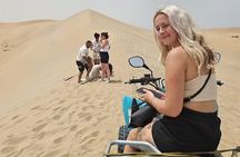 Jet Ski and quad and sky on sand to agadir