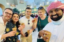 Local Food 6 Tastings Walking in Old Dubai Shopping Boat Ride