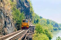 Kanchanaburi Erawan Waterfall and Train Along Death Railway Tour