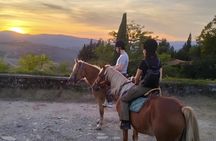 Scenic Tuscan Horseback Ride with Aperitif near Florence