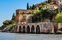 Alanya City Tour with Cable Car & Dimçay Boat Tour–From Side
