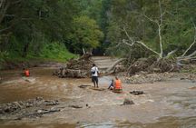 Embarking bamboo rafting throughout Mae Wang River beauty