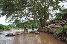 Embarking bamboo rafting throughout Mae Wang River beauty