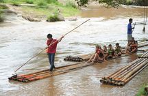 Embarking bamboo rafting throughout Mae Wang River beauty