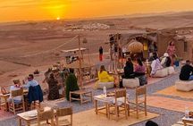 Marrakech Agafay Desert Sunset Camel Ride Dinner Show & Transfer