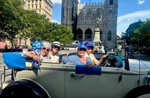 Vintage 1930 convertible ride in Old Montreal w/ old tunes-30min