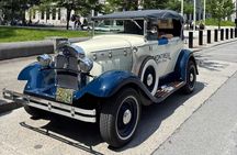 Vintage 1930 convertible ride in Old Montreal w/ old tunes-30min