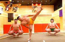 Sapporo Sumo Show Experience with Japanese Food and Photo
