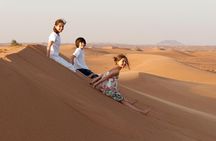 Private Morning Safari Dune Bashing, Camel Ride, Falcon sandboard
