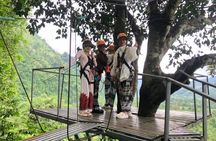 Vang Vieng Kayaking, Zipline,Tham Chang Cave and Water Cave