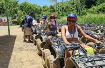 Roatan off Road Atv wildlife plus chocolate and rum sample 