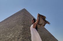 Giza Pyramids, Sphinx with Free Ice Cream and Downtown Walk Gift