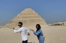 Giza Pyramids, Sphinx with Free Ice Cream and Downtown Walk Gift