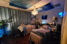 Tranquility and Romance Couples Massage Package with Bubbly