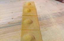 Course of pasta Fettuccine and Ravioli with Truffle, Tiramisu and Wine