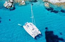Mykonos Catamaran Cruise Private Tour with Meals and Drinks