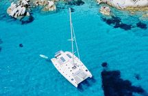 Mykonos Catamaran Cruise Day or Sunset Tour with Meals and Drinks