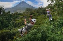 Canopy The Canyons with Hot Springs and Lunch - La Fortuna