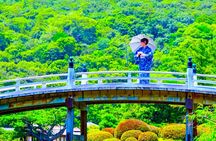 Don a kimono, take a stroll in the Michelin 3star's Ritsurin Park