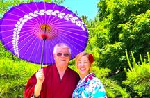 Don a kimono, take a stroll in the Michelin 3star's Ritsurin Park