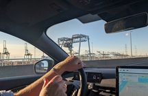 Expertly guided Antwerp Port Tour, (VIP-) car or minivan included