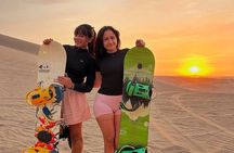 Professional sandboarding and sand skiing school in Huacachina
