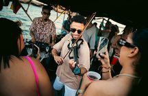 Sunset boat party