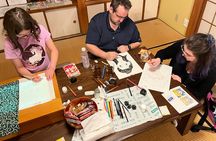 Yokohama: Manga/Anime Art & Cooking Experience in a Tatami Room