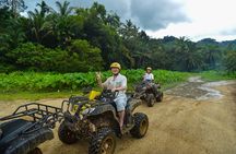 Bamboo Rafting and Monkey Cave with ATV Jungle from Phuket 