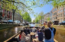 Amsterdam Canal Tour by Open Boat – 90 min Small Group Experience