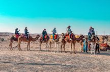 Marrakech: Agafay Desert Dinner Show with Sunset Camel Ride
