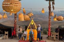 Marrakech: Agafay Desert Dinner Show with Sunset Camel Ride