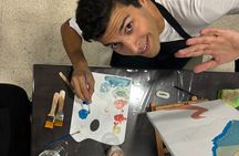 Paint & Wine in Barcelona : art, wine, Aperol and music