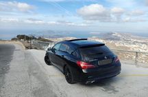 Santorini: Hire private car & driver (Hourly Service)