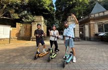 Tokyo: Shibuya E-Scooter Guided Tour in Hidden Neighborhood