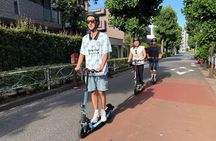 Tokyo: Shibuya E-Scooter Guided Tour in Hidden Neighborhood