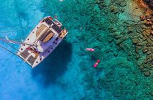 Dia Island Catamaran Sail with Meal, Cocktails & Water activities