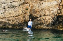 Pula: Hidden Coast Kayak Tour with Snorkeling & Cliff Jumping