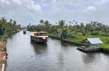 6hrs Alleppey Houseboat Tour-Serene Canals, Local Life & Food.