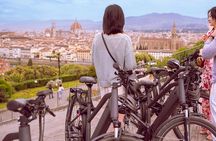 Florence to Michelangelo Square by E-bike with Wine and Food stop