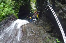 5Hrs Advanced Canyoning (50m) 12 Rappels (Pickup, Lunch & GoPro)