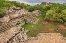 Ek Balam, Cenote Hubiku & Valladolid from Cancun