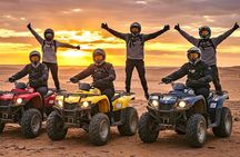 Marrakech Sunset Quad Bike in Agafay Desert+Camel Ride,Dinner, 