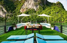 Halong Bay 5 Star Cruises with Buffet, Sunset Party and Jacuzzi