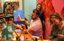 Afternoon Paint & Sip Experience in Piazza Navona