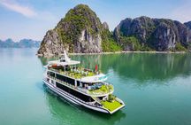 Halong Bay Day Tour On Sky Cruise 5 Star With Jacuzzi and Buffet