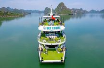 Halong Bay Day Tour On Sky Cruise 5 Star With Jacuzzi and Buffet